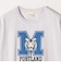 【SHIPS any別注】THE KNiTS:〈洗濯機可能〉ラウンドヘム プリント ショート TEE