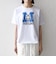 【SHIPS any別注】THE KNiTS:〈洗濯機可能〉ラウンドヘム プリント ショート TEE