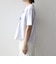 【SHIPS any別注】THE KNiTS:〈洗濯機可能〉ラウンドヘム プリント ショート TEE