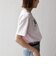 【SHIPS any別注】THE KNiTS:〈洗濯機可能〉ラウンドヘム プリント ショート TEE