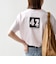 【SHIPS any別注】THE KNiTS:〈洗濯機可能〉ラウンドヘム プリント ショート TEE