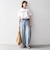 【SHIPS any別注】THE KNiTS:〈洗濯機可能〉ラウンドヘム プリント ショート TEE