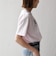 【SHIPS any別注】THE KNiTS:〈洗濯機可能〉ラウンドヘム プリント ショート TEE