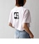 【SHIPS any別注】THE KNiTS:〈洗濯機可能〉ラウンドヘム プリント ショート TEE