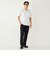 SHIPS Colors:〈抗菌防臭・接触冷感・UVカット〉シルケット コットン Vネック T◇