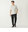 SHIPS Colors:〈抗菌防臭・接触冷感・UVカット〉シルケット コットン Vネック T◇