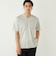 SHIPS Colors:〈抗菌防臭・接触冷感・UVカット〉シルケット コットン Vネック T◇