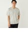 SHIPS Colors:〈抗菌防臭・接触冷感・UVカット〉シルケット コットン Vネック T◇