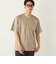 SHIPS Colors:〈抗菌防臭・接触冷感・UVカット〉シルケット コットン Vネック T◇