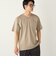 SHIPS Colors:〈抗菌防臭・接触冷感・UVカット〉シルケット コットン Vネック T◇