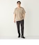 SHIPS Colors:〈抗菌防臭・接触冷感・UVカット〉シルケット コットン Vネック T◇