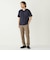 SHIPS Colors:〈抗菌防臭・接触冷感・UVカット〉シルケット コットン Vネック T◇