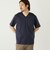 SHIPS Colors:〈抗菌防臭・接触冷感・UVカット〉シルケット コットン Vネック T◇