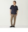 SHIPS Colors:〈抗菌防臭・接触冷感・UVカット〉シルケット コットン Vネック T◇