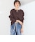 《追加予約》【WEB限定】〈手洗い可能〉変形ワッフル ヘンリーネックプルオーバー◆
