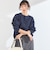 《追加予約》【WEB限定】〈手洗い可能〉変形ワッフル ヘンリーネックプルオーバー◆
