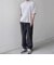 SHIPS any:〈手洗い可能〉ハイゲージ ニット リネン ミックス モックネック 半袖 Tシャツ 26SS◇