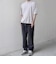 SHIPS any:〈手洗い可能〉ハイゲージ ニット リネン ミックス モックネック 半袖 Tシャツ 26SS◇