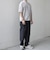 SHIPS any:〈手洗い可能〉ハイゲージ ニット リネン ミックス モックネック 半袖 Tシャツ 26SS◇