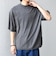 SHIPS any:〈手洗い可能〉ハイゲージ ニット リネン ミックス モックネック 半袖 Tシャツ 26SS◇
