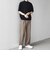 SHIPS any:〈手洗い可能〉ハイゲージ ニット リネン ミックス モックネック 半袖 Tシャツ 26SS◇