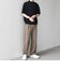 SHIPS any:〈手洗い可能〉ハイゲージ ニット リネン ミックス モックネック 半袖 Tシャツ 26SS◇