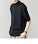 SHIPS any:〈手洗い可能〉ハイゲージ ニット リネン ミックス モックネック 半袖 Tシャツ 26SS◇