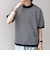 SHIPS any:〈手洗い可能〉ハイゲージ ニット リネン ミックス モックネック 半袖 Tシャツ 26SS◇