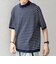 SHIPS any:〈手洗い可能〉ハイゲージ ニット リネン ミックス モックネック 半袖 Tシャツ 26SS◇