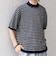 SHIPS any:〈手洗い可能〉ハイゲージ ニット リネン ミックス モックネック 半袖 Tシャツ 26SS◇