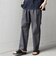 SHIPS any:〈撥水/軽量/ストレッチ〉SOLOTEX(R) シアサッカー セミワイド イージーパンツ26SS◇