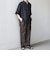 SHIPS any:〈撥水/軽量/ストレッチ〉SOLOTEX(R) シアサッカー セミワイド イージーパンツ26SS◇