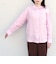 SHIPS Colors:〈洗濯機可能〉ユーロリネン (EURO Linen) 2WAY ロングスリーブ シャツ◇