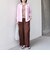 SHIPS Colors:〈洗濯機可能〉ユーロリネン (EURO Linen) 2WAY ロングスリーブ シャツ◇