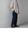 SHIPS any:〈洗濯機可能〉ピュアリネン バンド スキッパー ハーフスリーブ プルオーバー シャツ 26SS◇