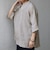SHIPS any:〈洗濯機可能〉ピュアリネン バンド スキッパー ハーフスリーブ プルオーバー シャツ 26SS◇