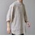 SHIPS any:〈洗濯機可能〉ピュアリネン バンド スキッパー ハーフスリーブ プルオーバー シャツ 26SS◇