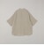 SHIPS any:〈洗濯機可能〉ピュアリネン バンド スキッパー ハーフスリーブ プルオーバー シャツ 26SS◇