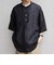 SHIPS any:〈洗濯機可能〉ピュアリネン バンド スキッパー ハーフスリーブ プルオーバー シャツ 26SS◇