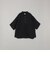 SHIPS any:〈洗濯機可能〉ピュアリネン バンド スキッパー ハーフスリーブ プルオーバー シャツ 26SS◇