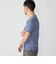 Drumohr: リネン コットン ガーメントダイ クルーネック ニット Tシャツ