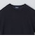 Drumohr: リネン コットン ガーメントダイ クルーネック ニット Tシャツ