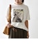 【SHIPS any別注】La Hutte:〈洗濯機可能〉デザイン ロゴ プリント TEE 26AW