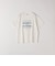 【SHIPS any別注】La Hutte:〈洗濯機可能〉デザイン ロゴ プリント TEE 26AW