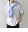 【SHIPS any別注】LACOSTE: ワンポイント ロゴ ピケ クルーネック Tシャツ 26SS◇