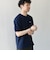 【SHIPS any別注】LACOSTE: ワンポイント ロゴ ピケ クルーネック Tシャツ 26SS◇