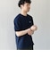 【SHIPS any別注】LACOSTE: ワンポイント ロゴ ピケ クルーネック Tシャツ 26SS◇