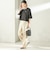 【SHIPS別注】LACOSTE:〈手洗い可能〉五分袖 TEE