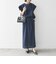 〈洗濯機可能〉リネンライク ブラウス × タイトスカート セットアップ