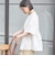 〈接触冷感 / 撥水加工〉TEXBRID(R) タフタ ショート スリーブ 羽織 シャツ